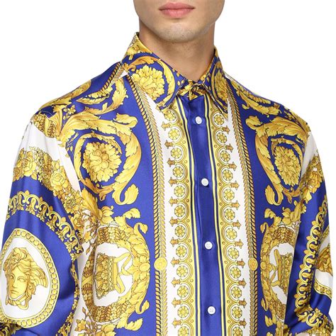 chemise versace homme 2019|Chemises de luxe homme .